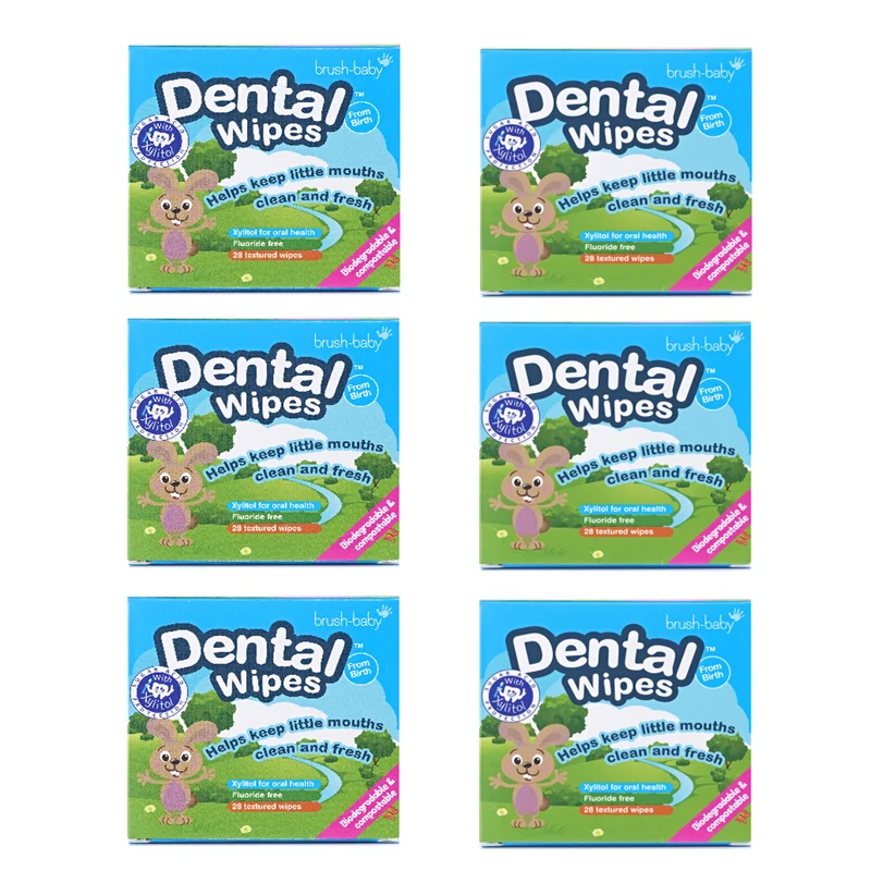 Baby Dental Wipes™ | Baby Gum & Tooth Wipes - 6 Pack
