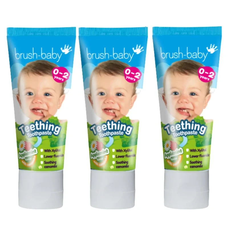 Teething Baby Toothpaste - 3 Pack