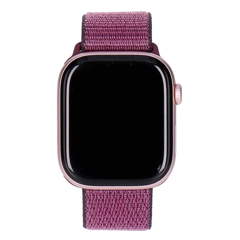 Apple Watch Series 10 GPS 46mm Roségold Aluminiumgehäuse, Sport Loop Violett