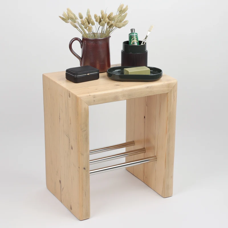 Hocker Altholz - Natur lackiert