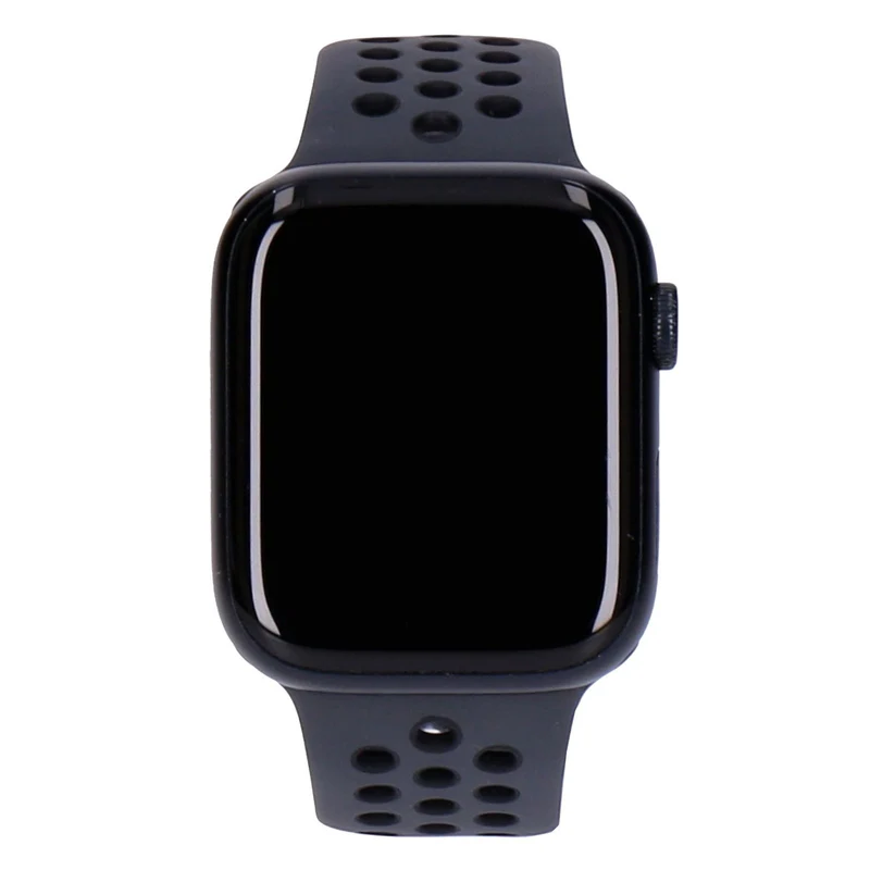 Apple Watch Series 7 Nike 45mm GPS Mitternacht Sportarmband anthrazit/schwarz