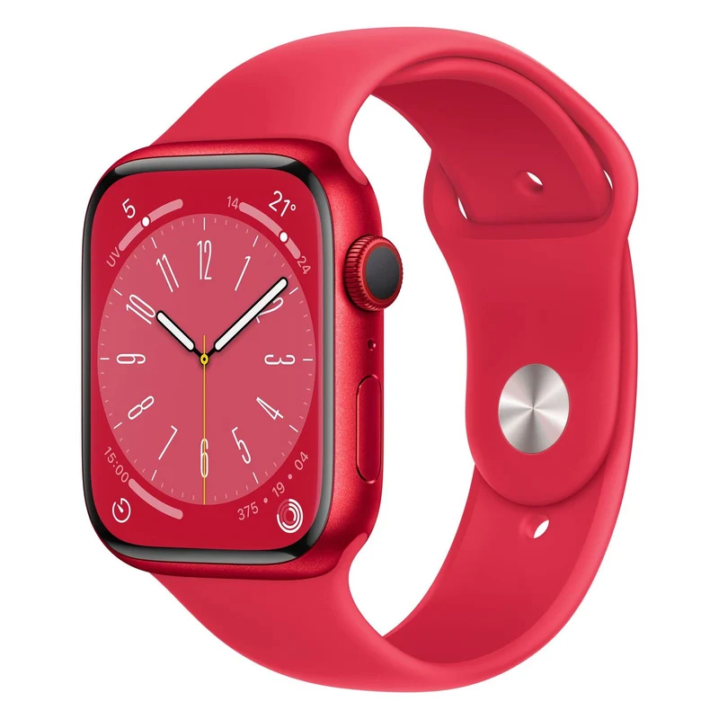 Apple Watch Series 8 45mm GPS + 4G (PRODUCT) RED Aluminiumgehäuse mit Sportarmband (PRODUCT) RED