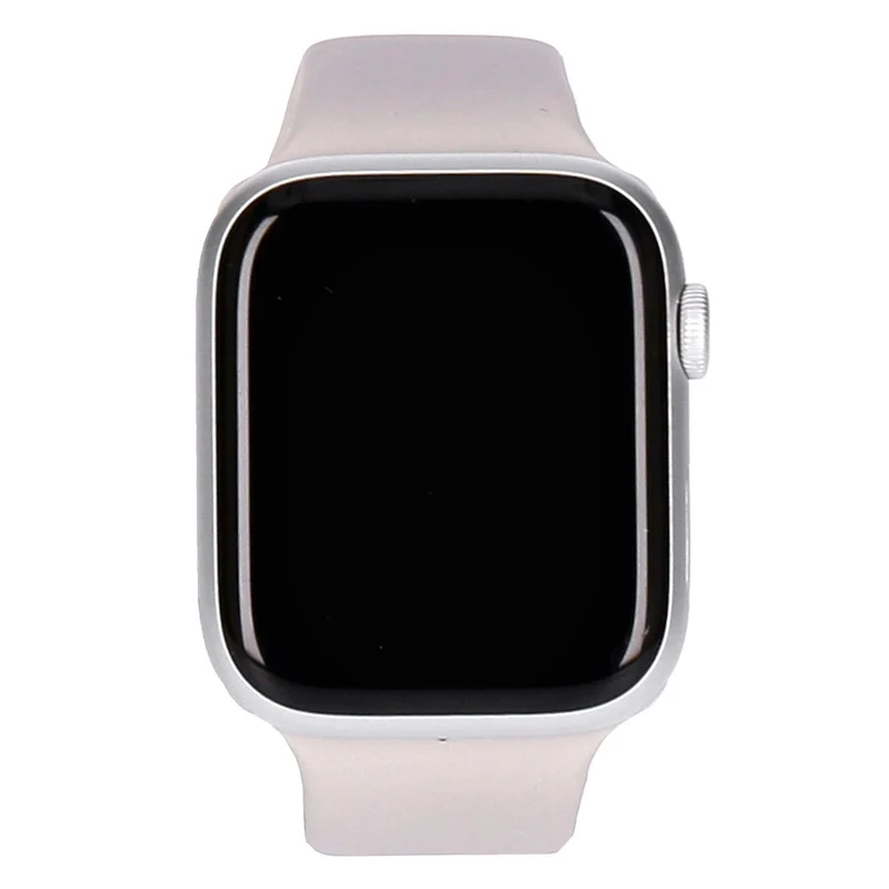 Apple Watch Series 9 45mm GPS Silber Aluminiumgehäuse mit Sportarmband Polarstern M/L