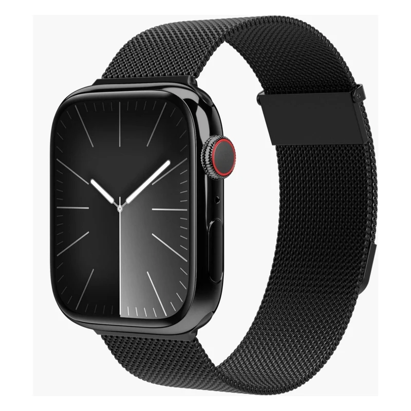 Vonmählen Milanese Loop 2 schwarz für Apple Watch 44 / 45 / 46 / 49mm