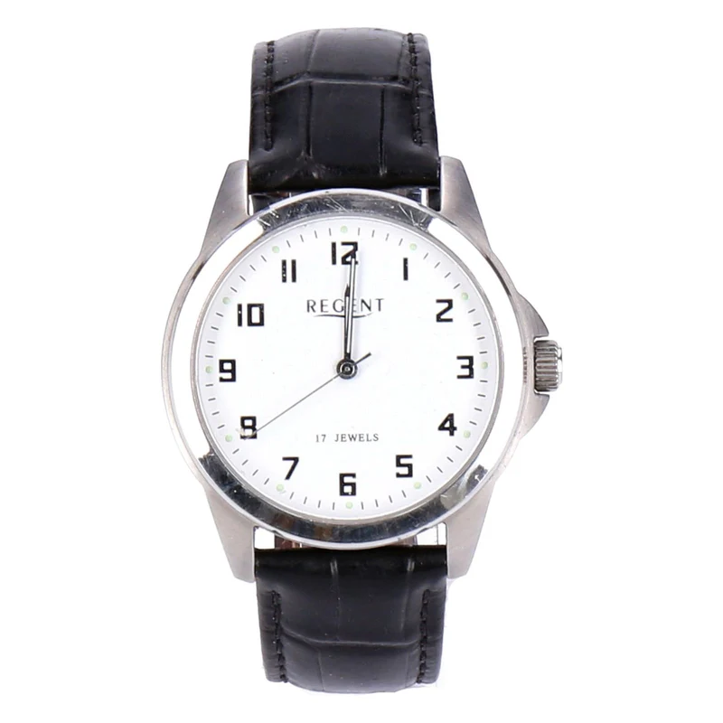 Regent Herrenarmbanduhr Analog Lederarmband