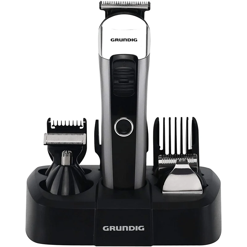 Grundig MGK 6841 Multihaarschneide-Set mit Ladestation, 8 Aufsätze
