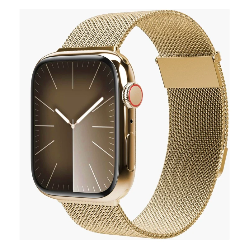 Vonmählen Milanese Loop 2 gold für Apple Watch 44 / 45 / 46 / 49mm
