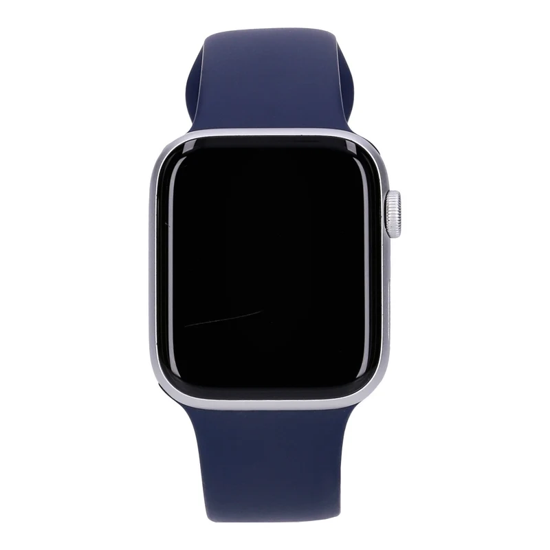 Apple Watch SE 44mm GPS Silber Aluminiumgehäuse mit Sportarmband Abyss Blue