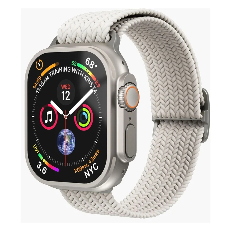 Vonmählen Loop Armband Cream beige passend für Apple Watch 44/45/46/49mm