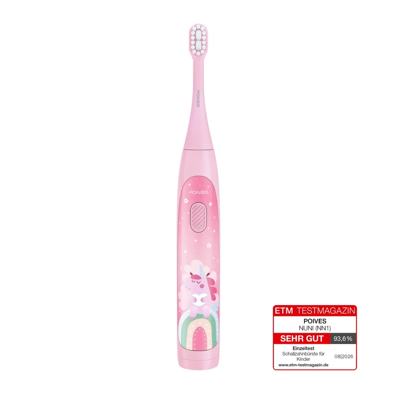 POIVES NUNI Kinder Schallzahnbürste - Magic Rosa