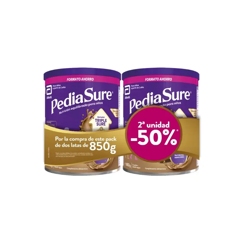 Pediasure Pack: Pediasure Chocolate, 850 + 850 g