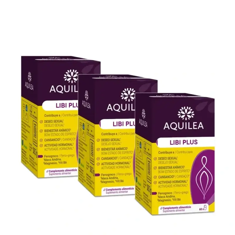 Aquilea Libi Plus, 60 capsules, pack of 3