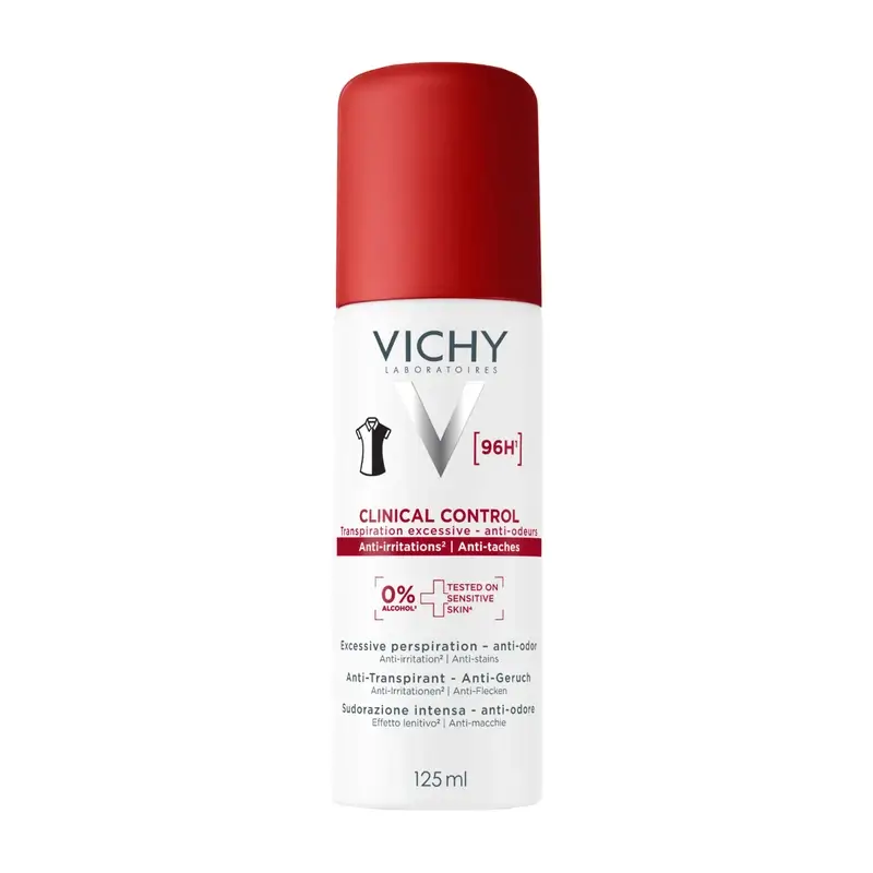 Vichy Clinical Control 96h Women’s Antiperspirant Spray, 125 ml