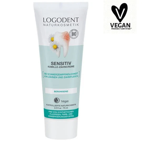 LOGONA Bio Zahncreme Sensitiv Kamille, 75ml