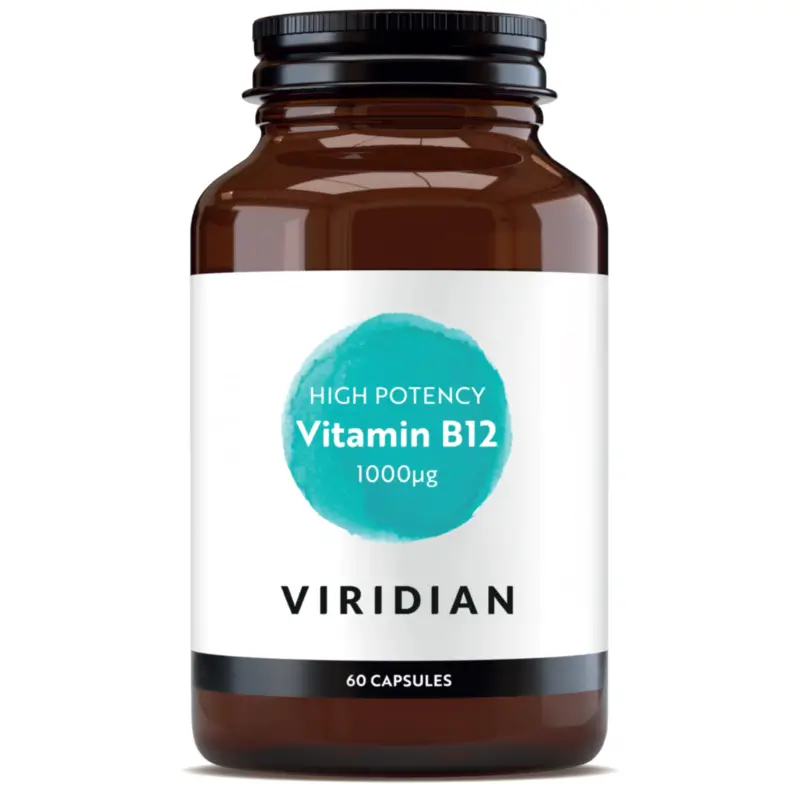 Viridian B Vitamins: High-Potency Vitamin B12, 60 capsules