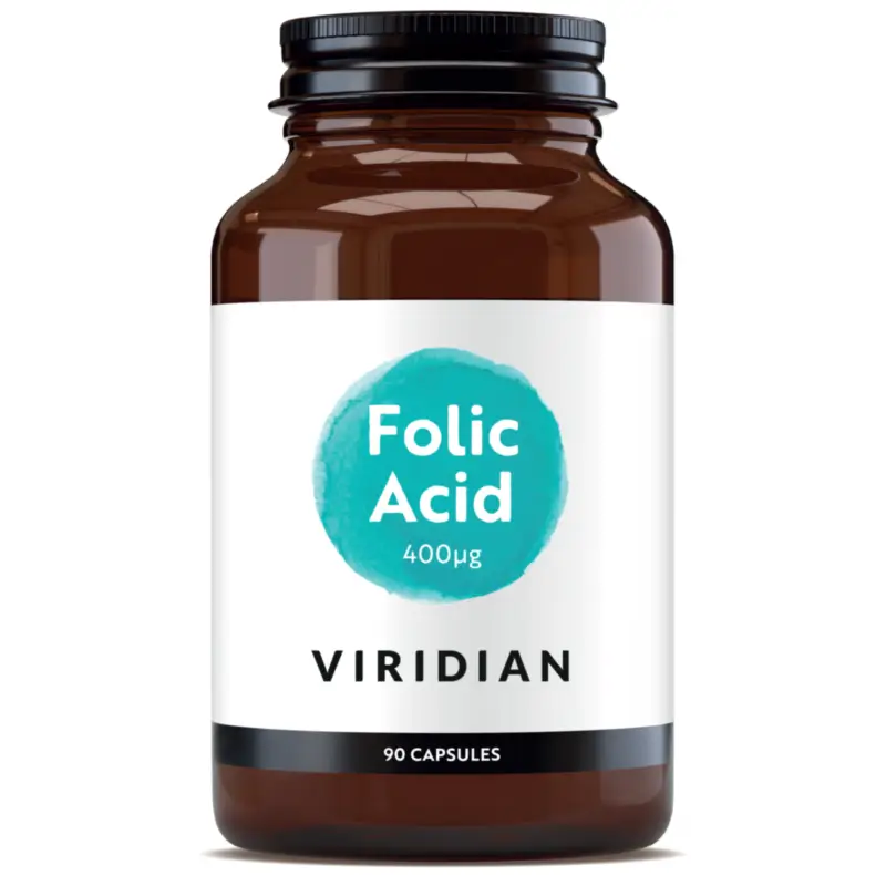 Viridian B Vitamins and Folic Acid 400 µg, 90 capsules