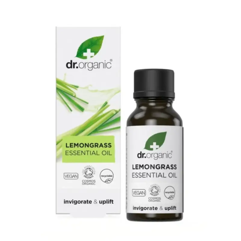Dr.Organic Organic and 100% Pure Lemongrass Essential Oil, 10 ml