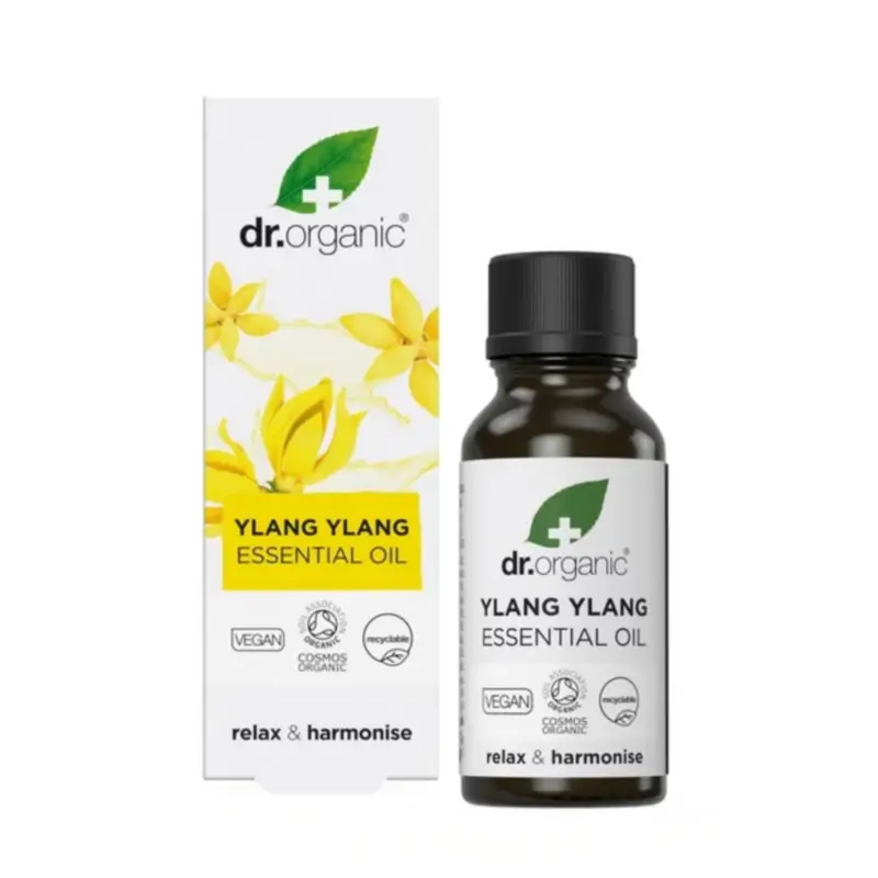 Dr.Organic Organic and 100% Pure Ylang Ylang Essential Oil, 10 ml