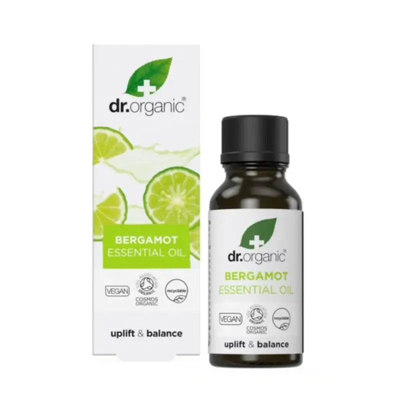 Dr.Organic Organic and 100% Pure Bergamot Essential Oil, 10 ml