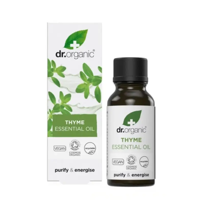 Dr.Organic Organic Thymol Thyme Essential Oil – 100% Pure, 10 ml