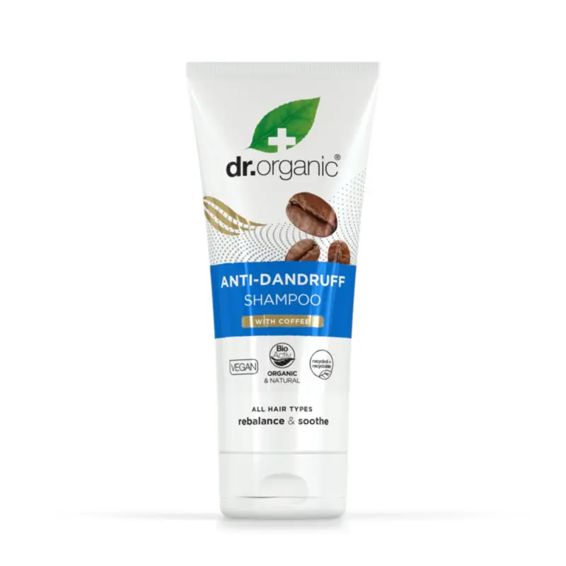 Dr.Organic Coffee Anti-Dandruff Shampoo, 200 ml