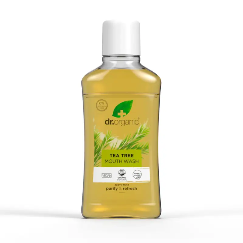 Dr.Organic Tea Tree Mouthwash, 500 ml