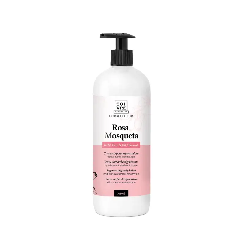 Soivre Organic Rosehip Body Cream, 750 ml