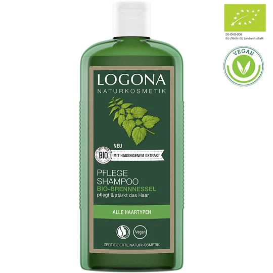 Pflege Shampoo Bio-Brennnessel, Grosse Flasche, 500ml
