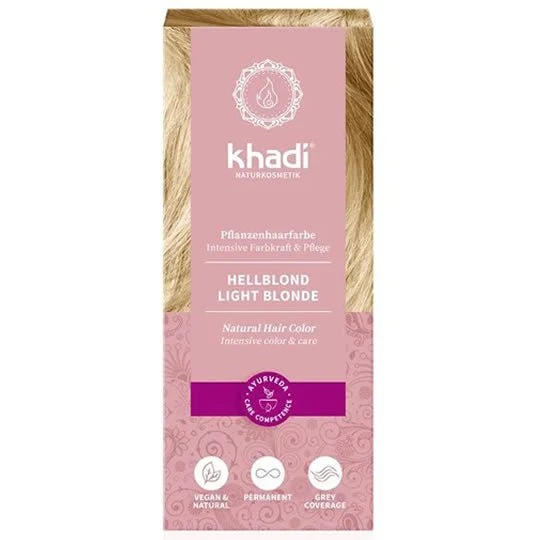 Khadi Pflanzenhaarfarbe Hellblond, 100gr