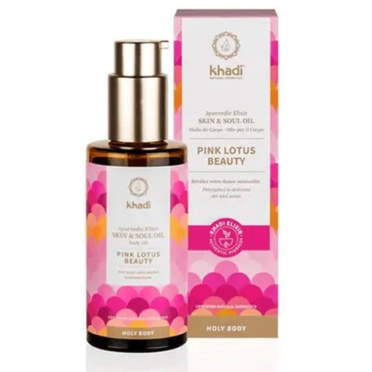 Khadi Ayurvedisches Elixier Haut & Seele Körperöl Pink Lotus Beauty, 100ml