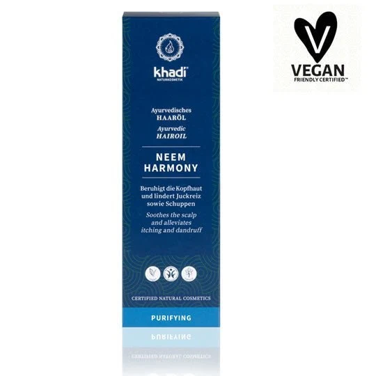 Khadi Ayurvedisches Kopfhautöl Neem Harmony, 50ml