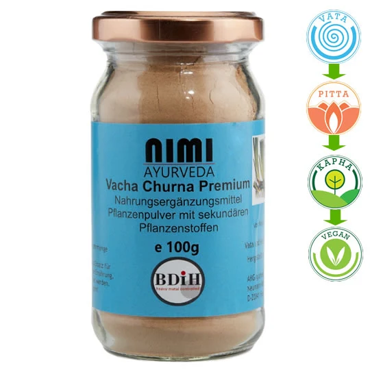 Nimi Vacha Churna Gewürzpulver Premium, 100g Glas