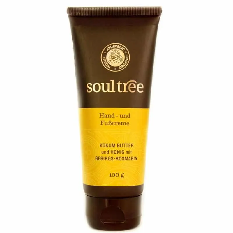 Soultree Ayurveda Hand- und Fusscreme, 100g