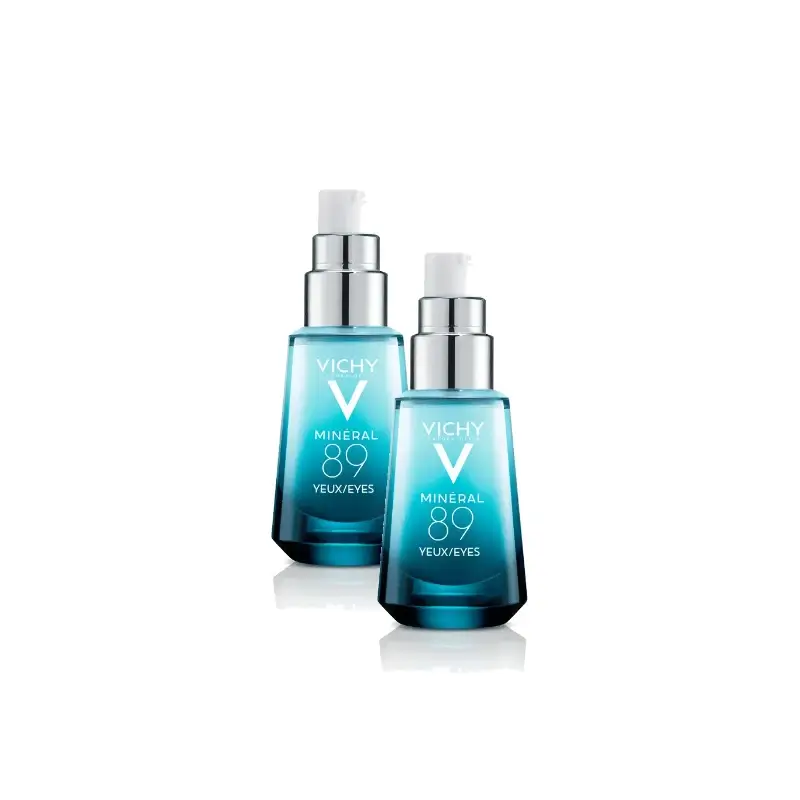 Vichy Minéral 89 Eye Contour Cream 15 ml, pack of 2