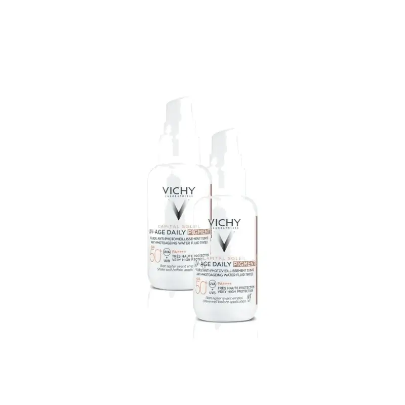 Vichy Capital Soleil UV-Age Daily Colour Medium SPF50+ 40 ml, pack of 2