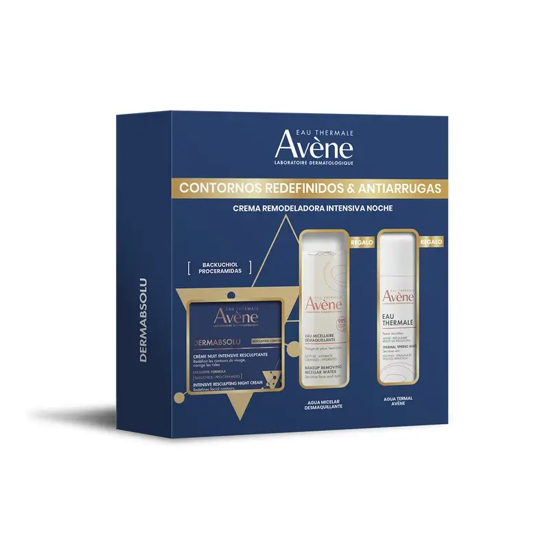 Avène DermAbsolu Night Cream 40ml + Free Thermal Spring Water 50ml and Micellar Water 50ml