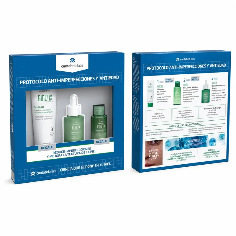 Biretix Anti-Blemish and Anti-Ageing Treatment, pack of 3