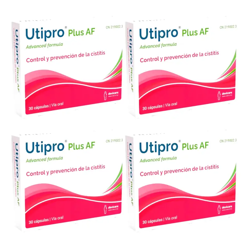 Devicare Utripro Plus Af, 4 x 30 capsules