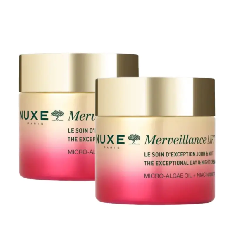 Nuxe Merveillance Lift Exceptional Day & Night Treatment, Pack of 2 x 75 ml