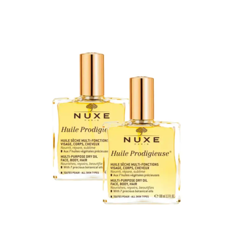 Nuxe Huile Prodigieuse Dry Oil, 2 x 100 ml pack