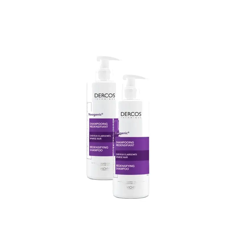Vichy Dercos Technique Neogenic Redensifying Shampoo 400 ml, pack of 2