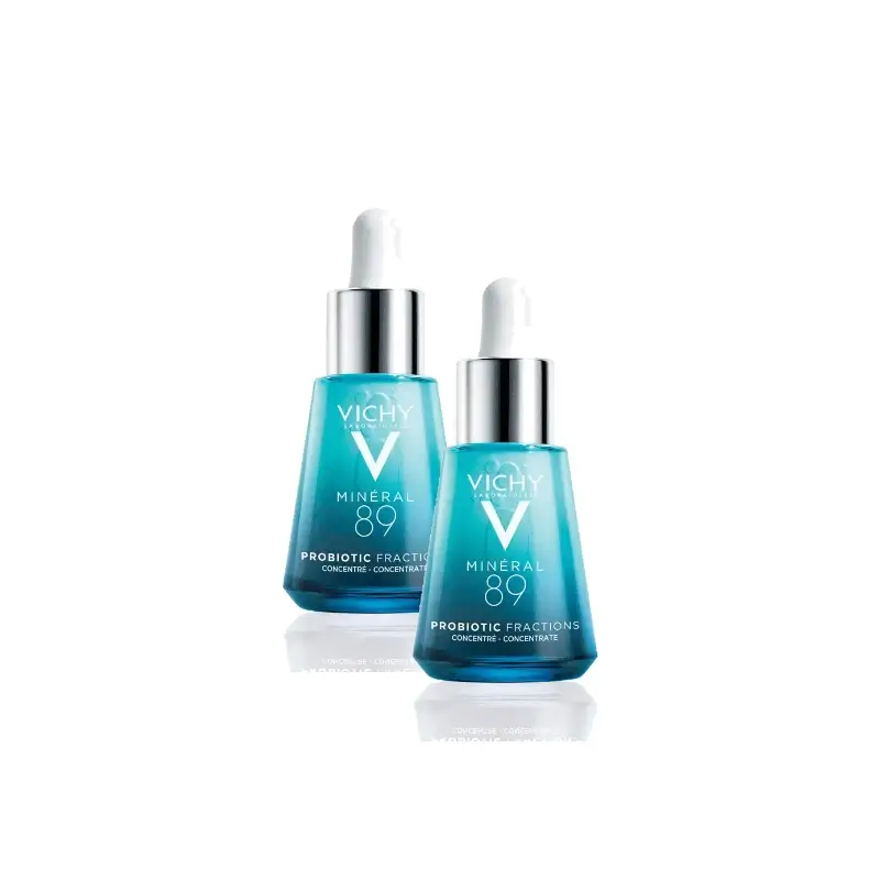 Vichy Mineral 89 Probiotic Fractions Serum 30 ml, pack of 2