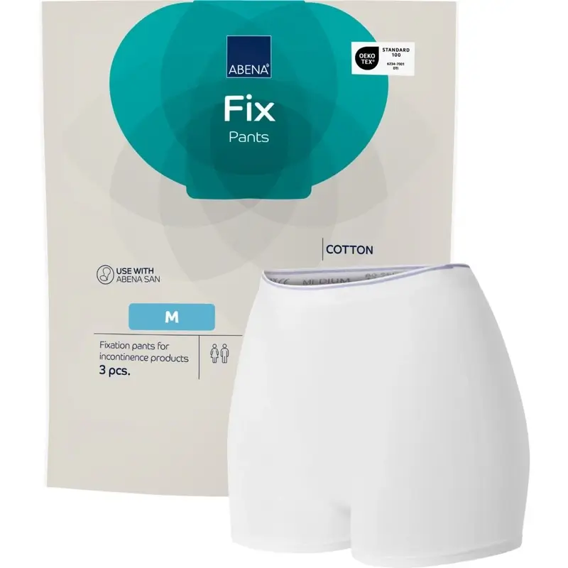 Abena Fix Cotton Fixation Briefs, Size M, 10 pieces