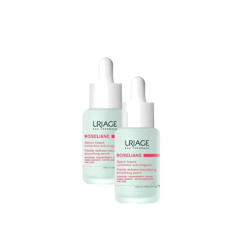 Uriage Roséliane Anti-Redness Serum 30 ml, pack of 2