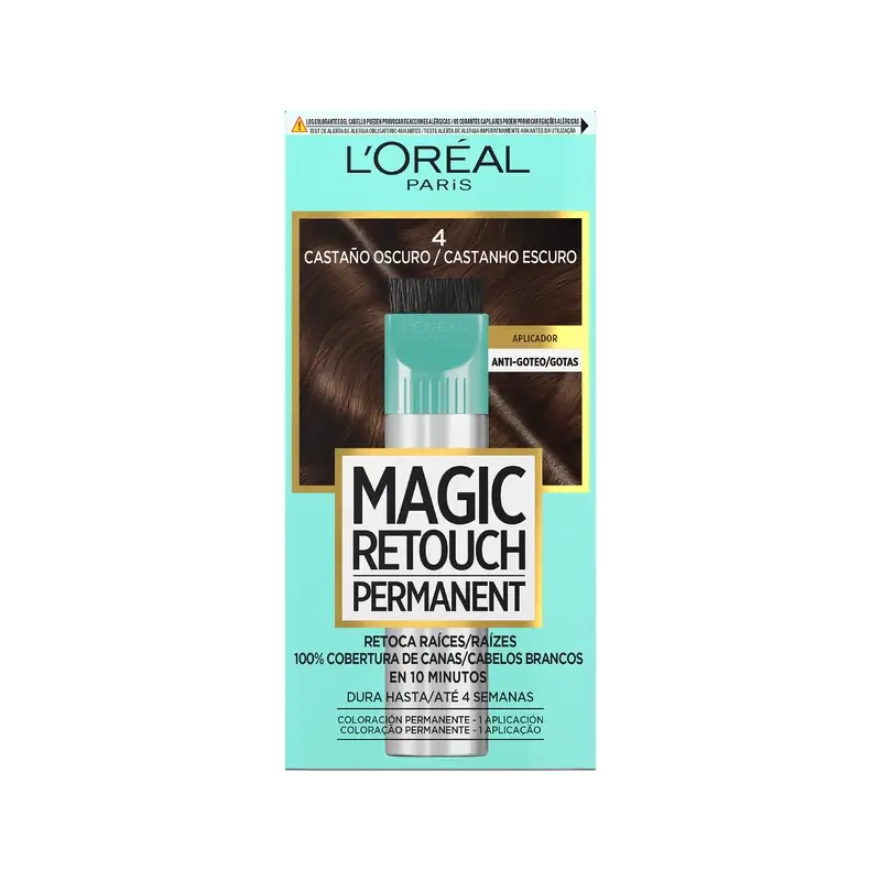 L'Oréal Paris Magic Retouch Permanent Root Touch-Up 4 Dark Brown 18 ml
