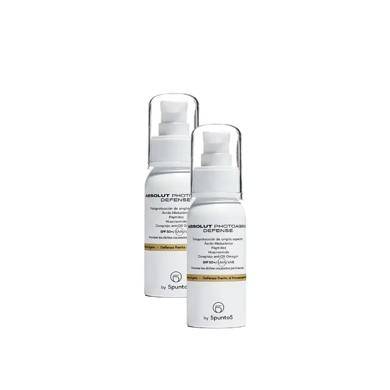 5Punto5 Absolut Photoaging Defense Sunscreen 50 ml, pack of 2