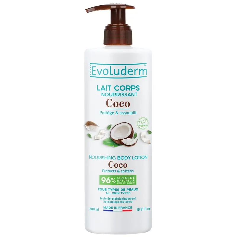 Evoluderm Coconut Body Lotion, 500 ml