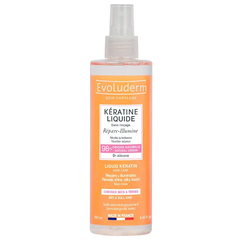 Evoluderm Keratin Dry Hairspray - Keratin, 250 ml