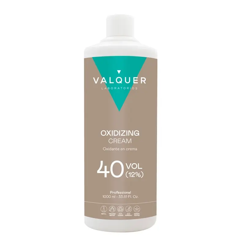 Valquer Agua Oxigenada 40 Vol (12%) - Professional Hair Oxidant , 1 L
