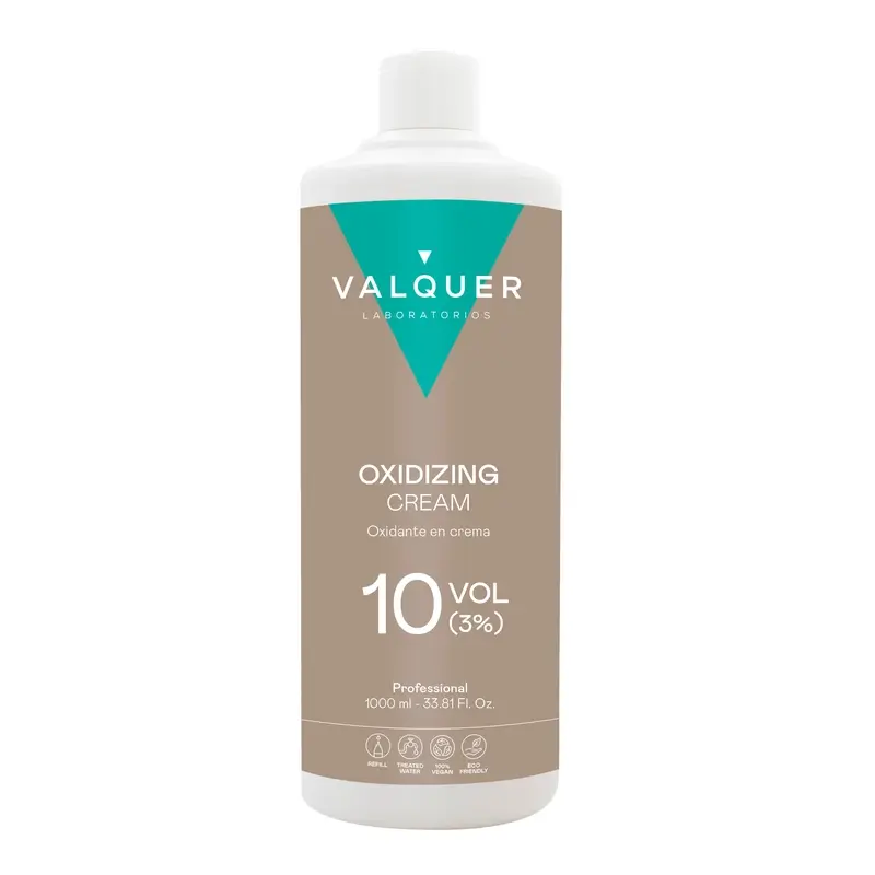 Valquer Hydrogen Peroxide 10 Vol (3 %) - Professional Hair Oxidant, 1 L